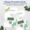 Avery 5-1/2" x 8-1/2" Rectangle, Glossy White Invitation Cards
